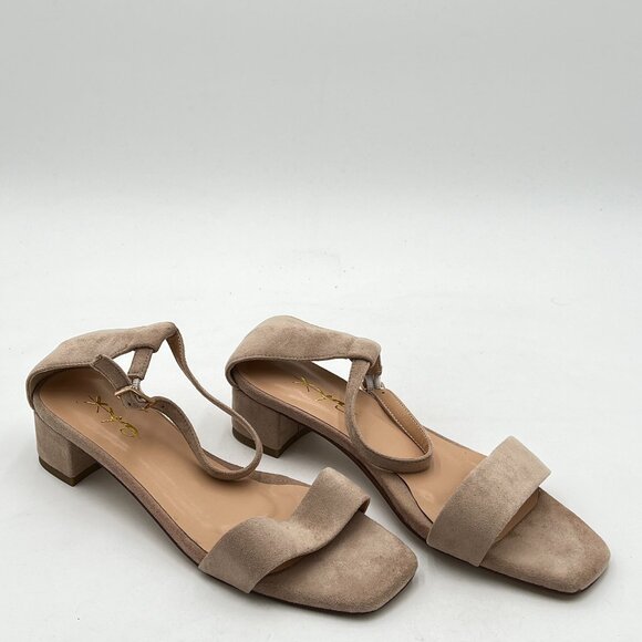 XYD Heels for Women, Open Toe, Ankle Strap, Buckled Low Chunky Block Pumps for W - Picture 2 of 8